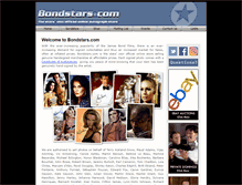 Tablet Screenshot of bondstars.com